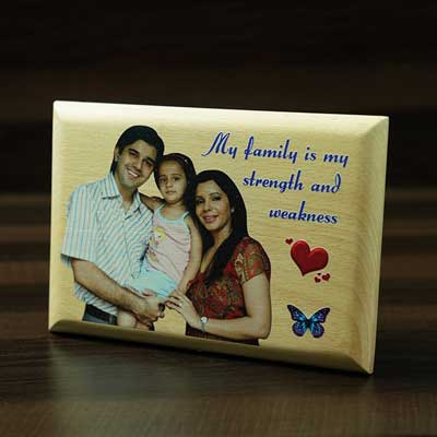 "Personalised UV Colour Print Engraving Wooden Plaque 5×7 - Click here to View more details about this Product